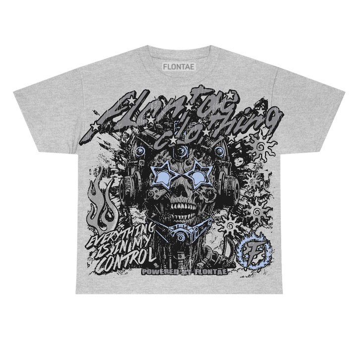 Wolf Grey 5s Flontae T-Shirt My Control Graphic