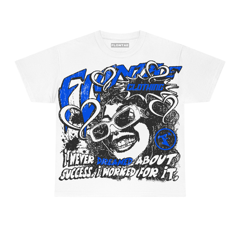 Blueberry 12s Flontae T-Shirt Never Dream Graphic