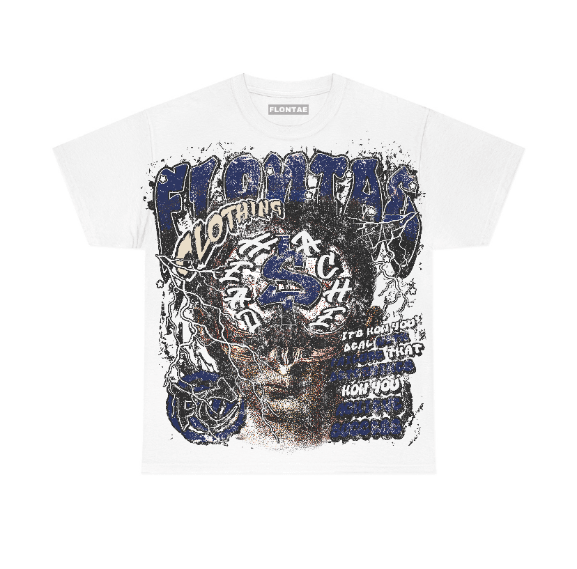 Deep Royal Blue 1s Flontae T-Shirt Headstorm Graphic