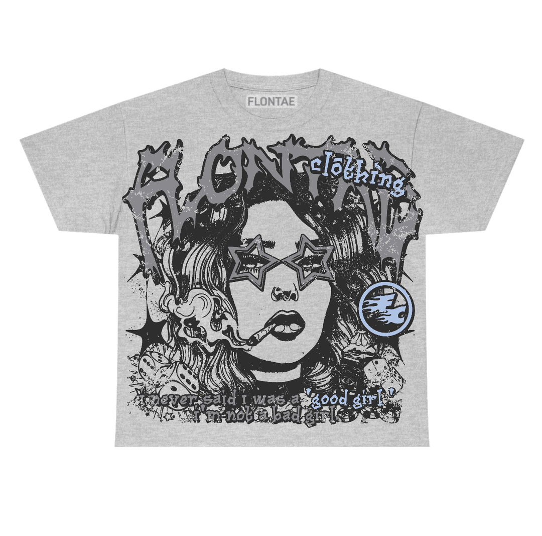 Wolf Grey 5s Flontae T-Shirt Keep Quiet Graphic
