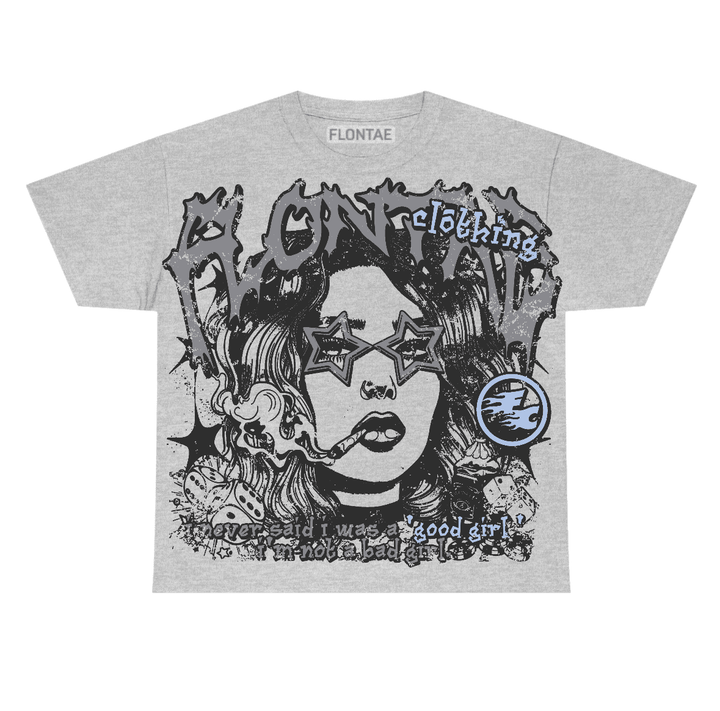 Wolf Grey 5s Flontae T-Shirt Keep Quiet Graphic