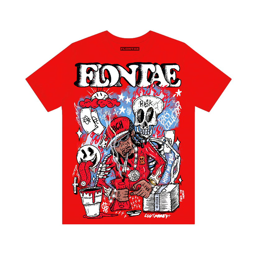 Cherry 11s Flontae T-Shirt Master Mind Graphic