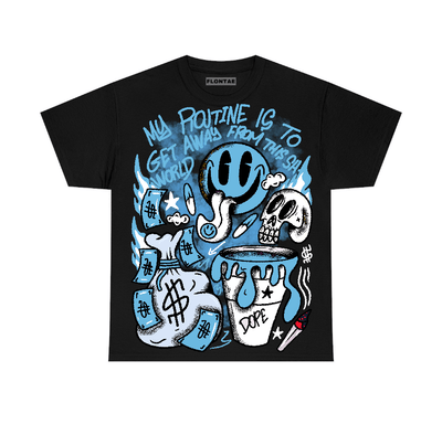 Legend Blue 11s Flontae T-Shirt Stay Out Graphic