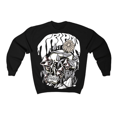 Reverse Metallic 5s Flontae Sweatshirt Trippin Graphic