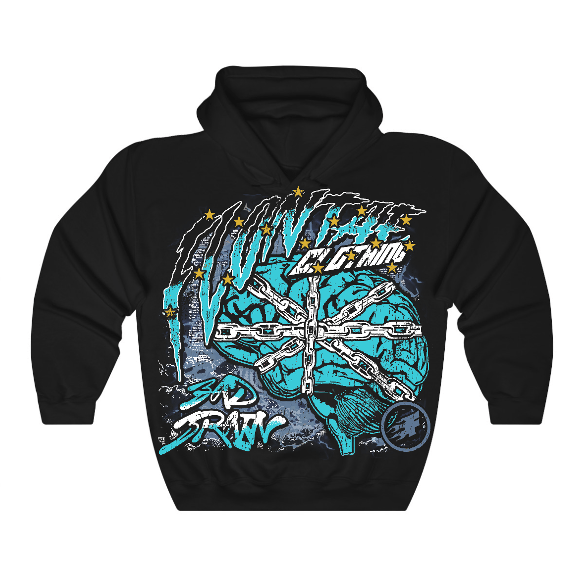 Gamma Blue 11s Flontae Hoodie Bad Brain Graphic