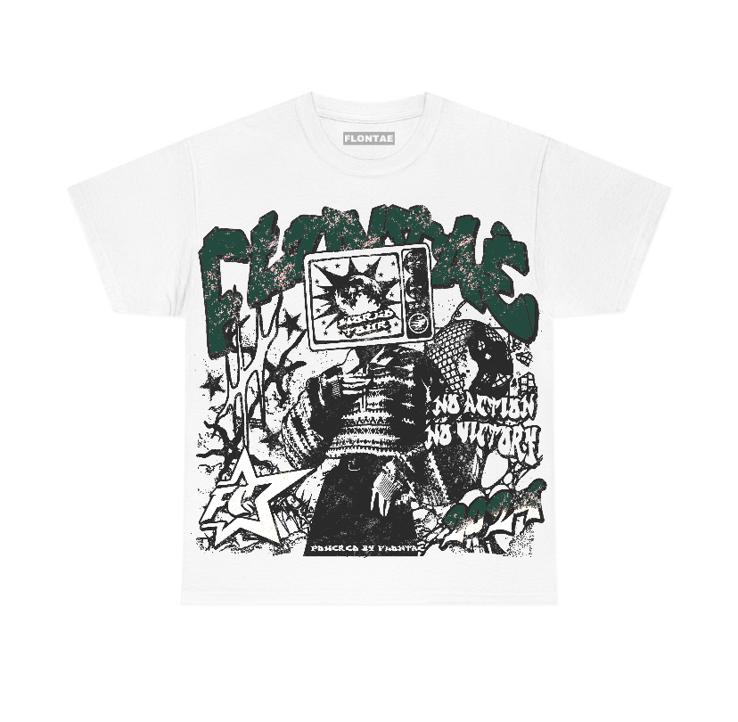 Oxidized Green 4s Flontae T-Shirt No Victory Graphic