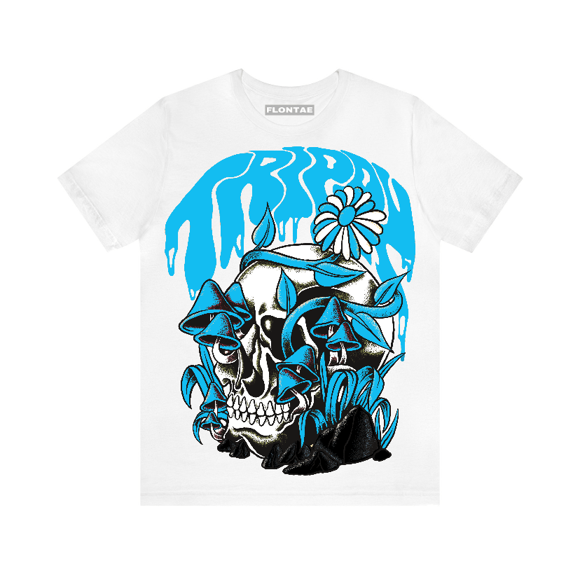 Powder Blue 9s Flontae T-Shirt Trippin Graphic