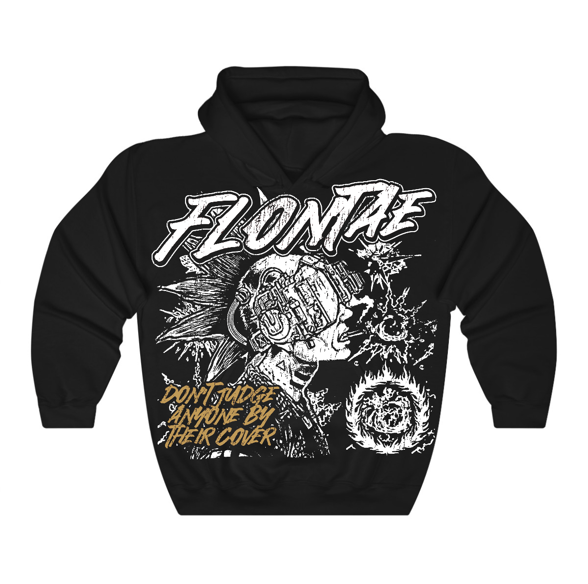 Taxi 12s Flontae Hoodie Don't Judge Graphic