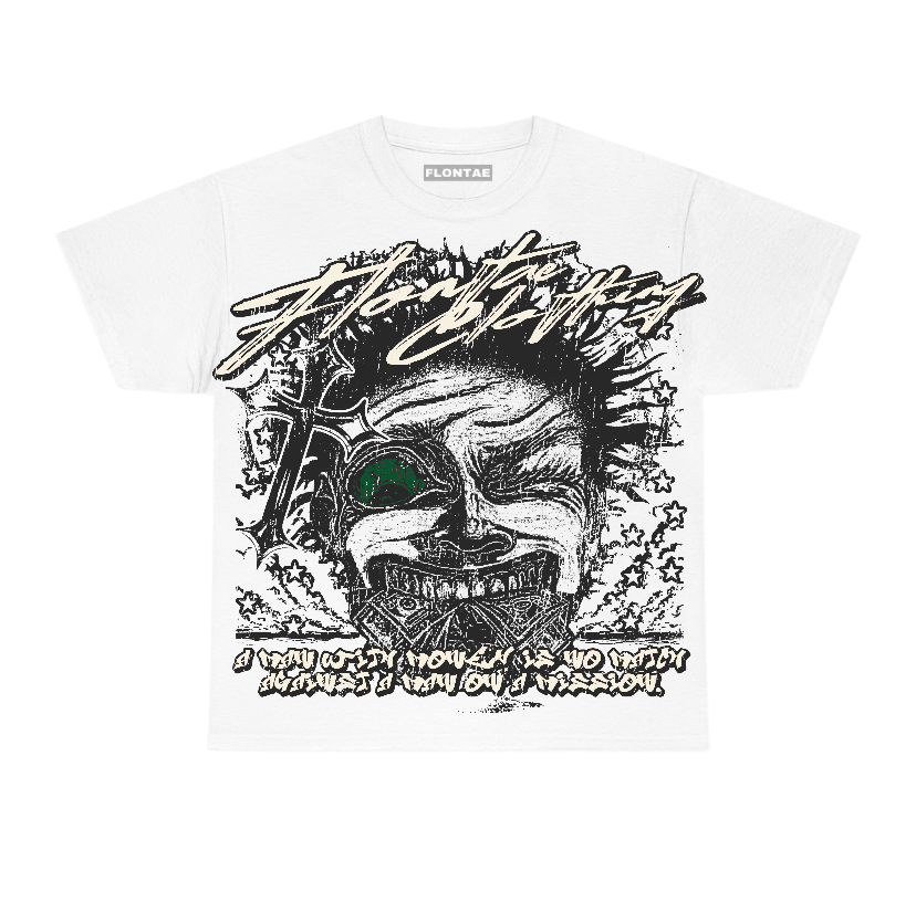 Pine Green 13s Flontae T-Shirt Never Quit Graphic
