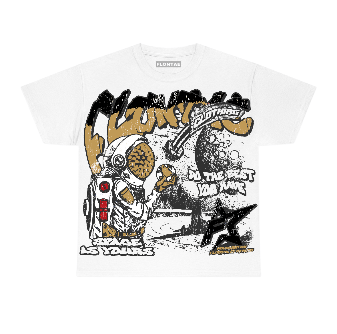 Taxi 12s Flontae T-Shirt Space Is Yours Graphic