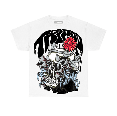 Black Metallic Reimagined 5s Flontae T-Shirt Trippin Graphic