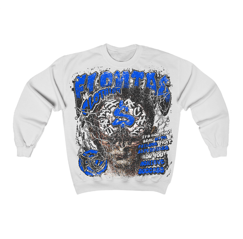 Blueberry 12s Flontae Crewneck Sweatshirt Headstorm Graphic