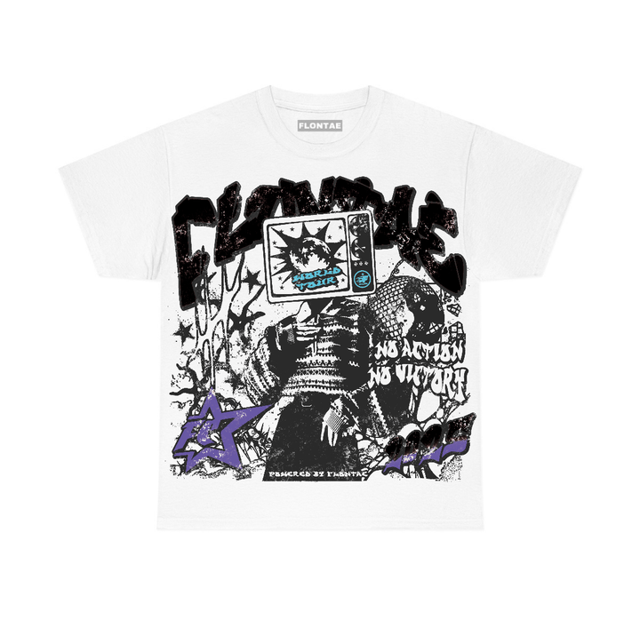 Aqua 8s Flontae T-Shirt No Victory Graphic