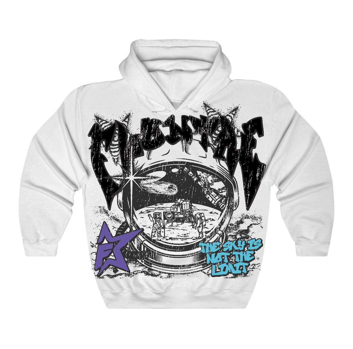 Aqua 8s Flontae Hoodie Stay Ahead Graphic