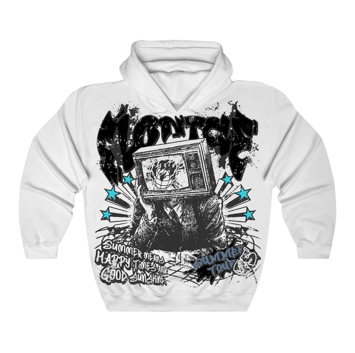 Gamma Blue 11s Flontae Hoodie Happiness Graphic