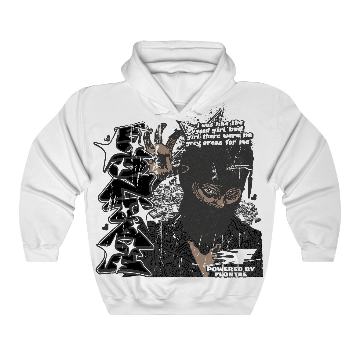 Black Cat 4s Flontae Hoodie Used To This Graphic