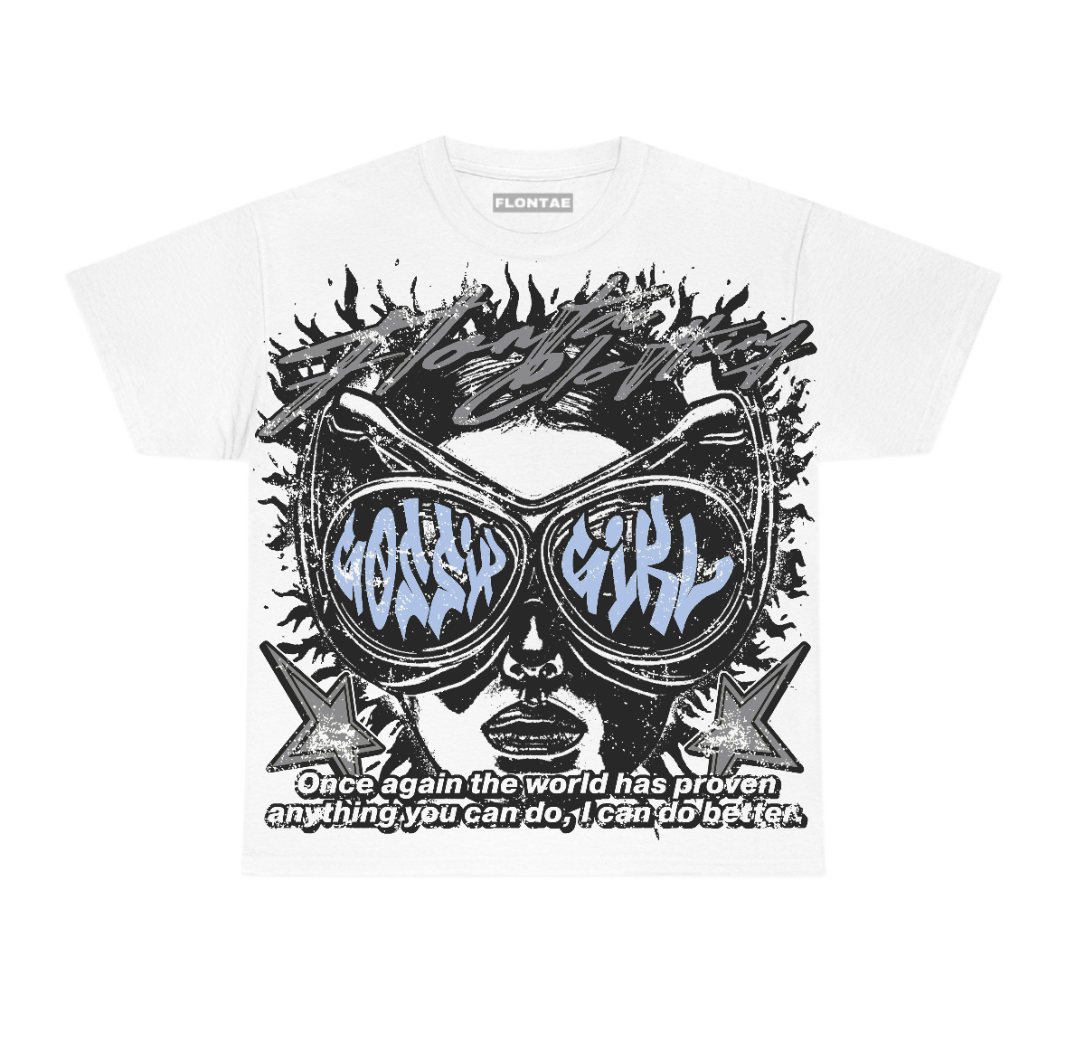Wolf Grey 5s Flontae T-Shirt Be Better Graphic