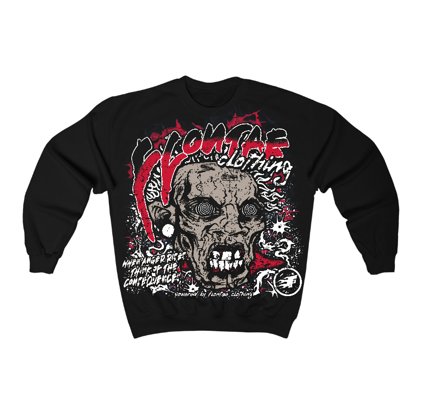 85 Bred 1s Flontae Crewneck Sweatshirt Consequences Graphic