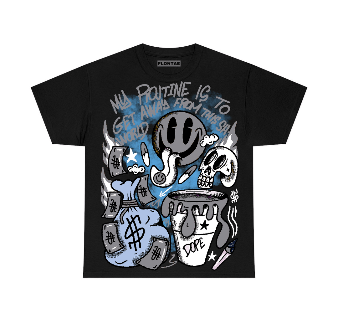 Wolf Grey 5s Flontae T-Shirt Stay Out Graphic