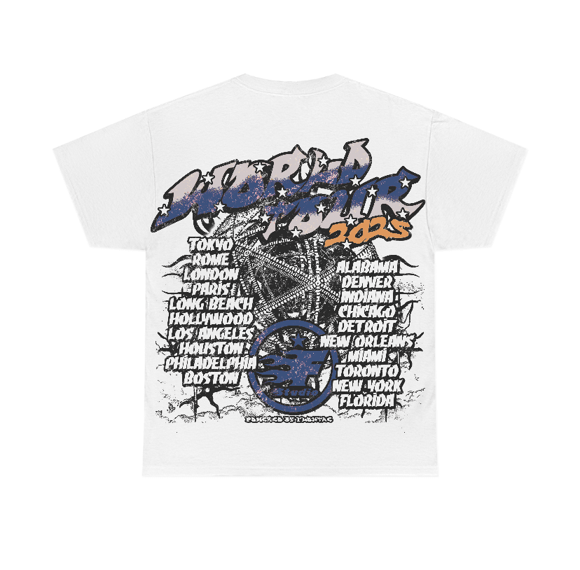 Navy 4s Flontae T-Shirt No Victory Graphic