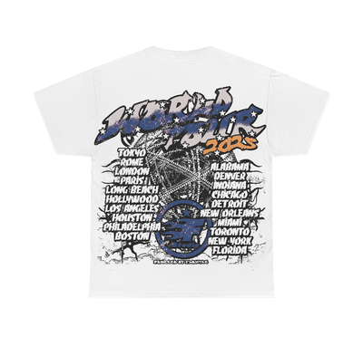 Navy 4s Flontae T-Shirt No Victory Graphic