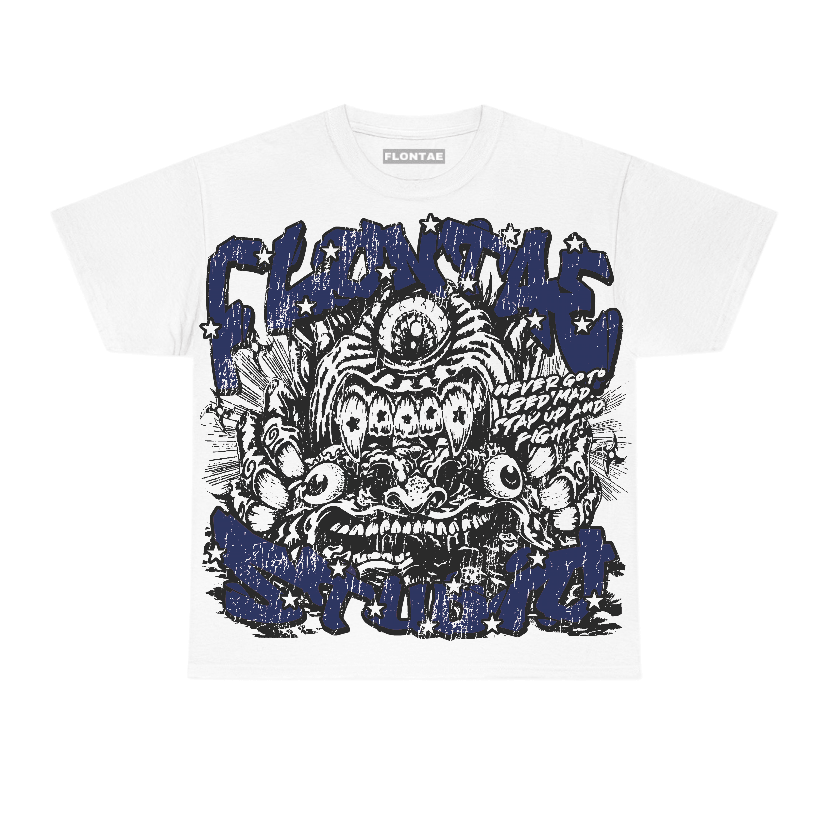 Deep Royal Blue 1s Flontae T-Shirt Seems Fair Graphic