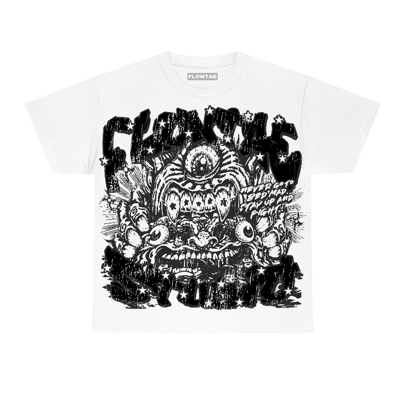 White Thunder 4s Flontae T-Shirt Seems Fair Graphic