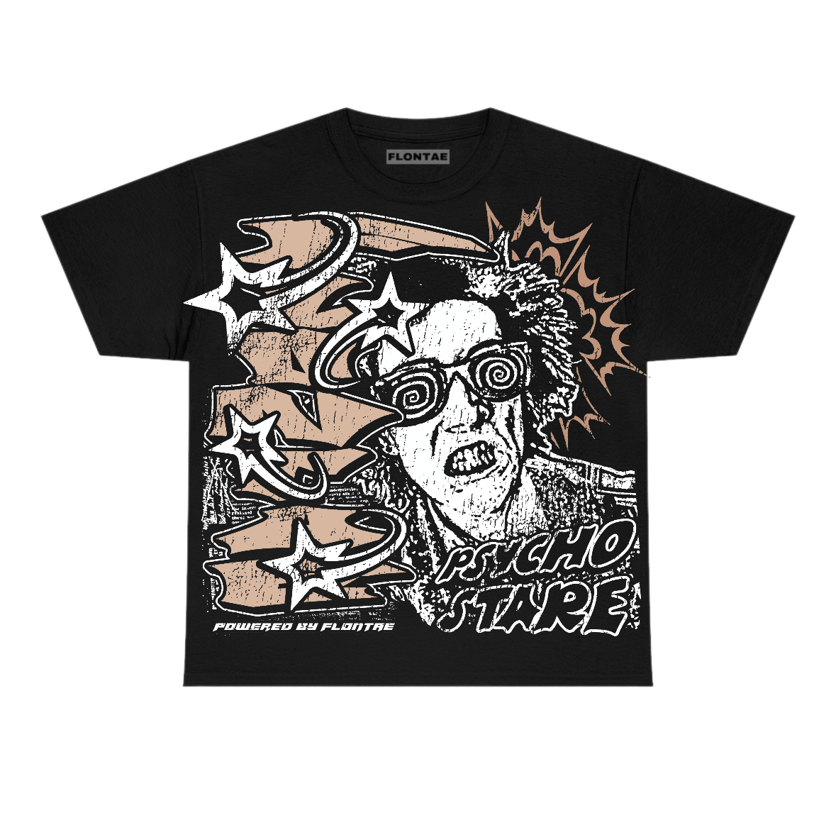 Cozy Girl 4s Flontae T-Shirt Stare Graphic