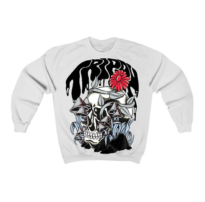 Black Metallic Reimagined 5s Flontae Sweatshirt Trippin Graphic