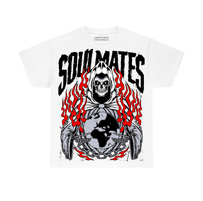 Black Cement 3s Flontae T-Shirt Soulmates Graphic