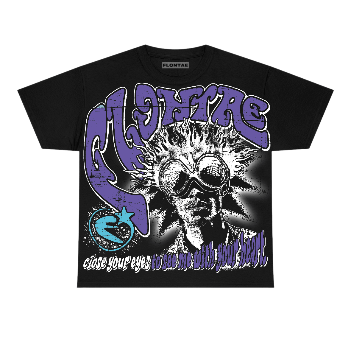 Aqua 8s Flontae T-Shirt Dreaming Graphic