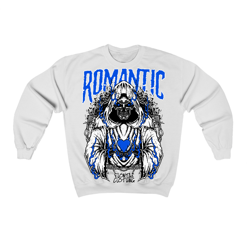 Blueberry 12s Flontae Crewneck Sweatshirt Just Love Graphic