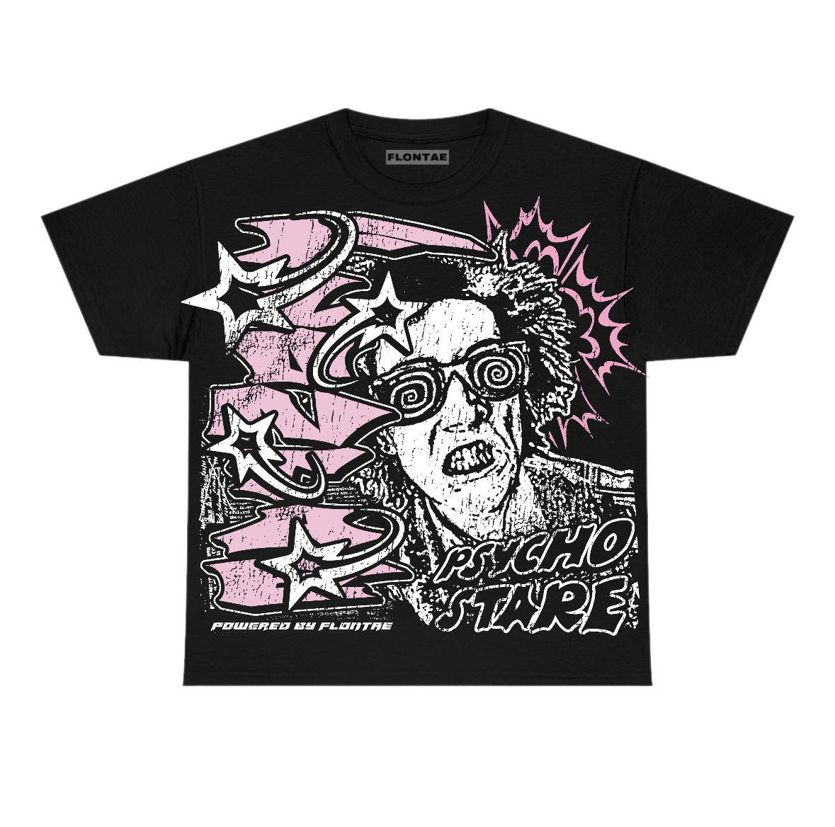 Pearl Pink 12s Flontae T-Shirt Stare Graphic