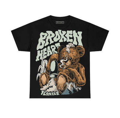 Seafoam 4s Flontae T-Shirt Broken Heart Graphic