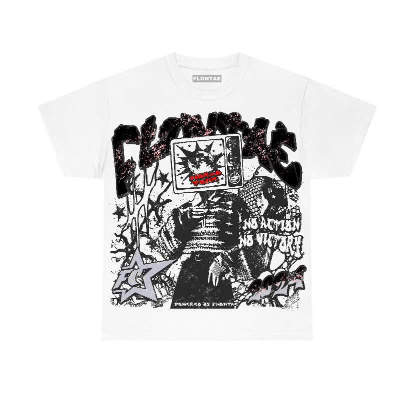 Black Cement 3s Flontae T-Shirt No Victory Graphic