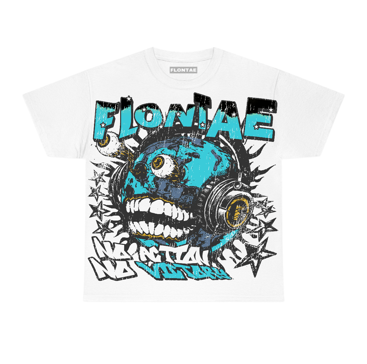 Gamma Blue 11s Flontae T-Shirt World Domination Graphic
