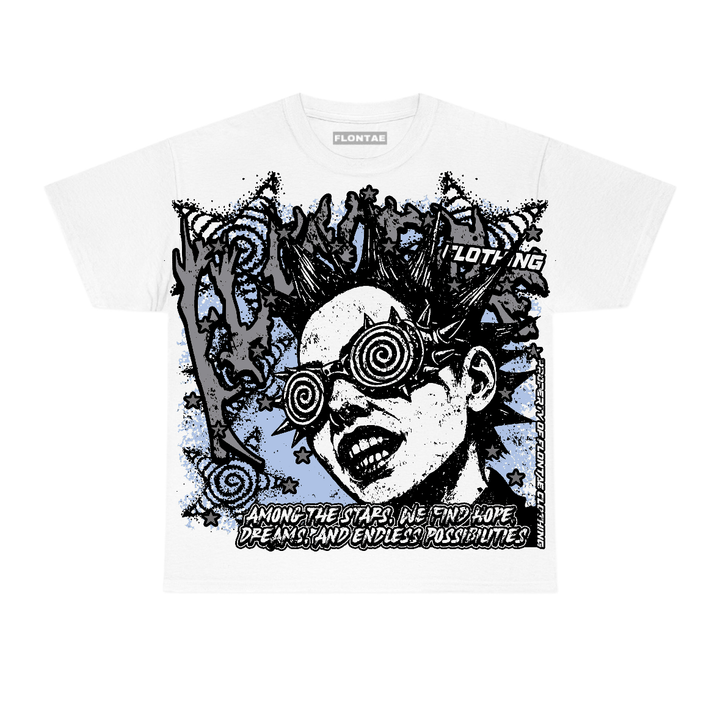 Wolf Grey 5s Flontae T-Shirt Among The Stars Graphic