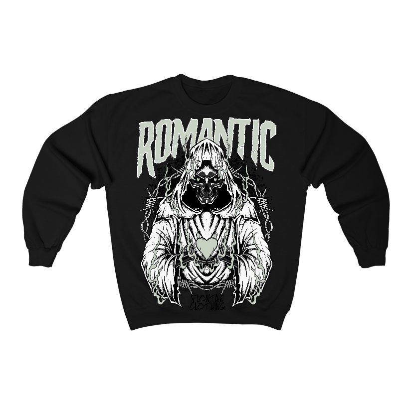 Seafoam 4s Flontae Crewneck Sweatshirt Just Love Graphic