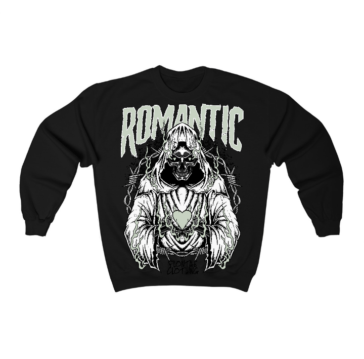 Seafoam 4s Flontae Crewneck Sweatshirt Just Love Graphic