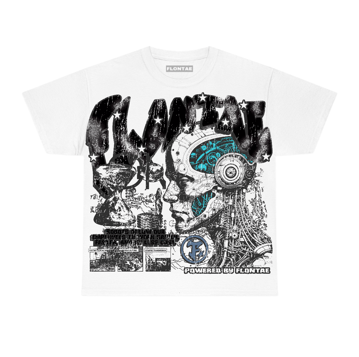 Gamma Blue 11s Flontae T-Shirt Smartness Graphic