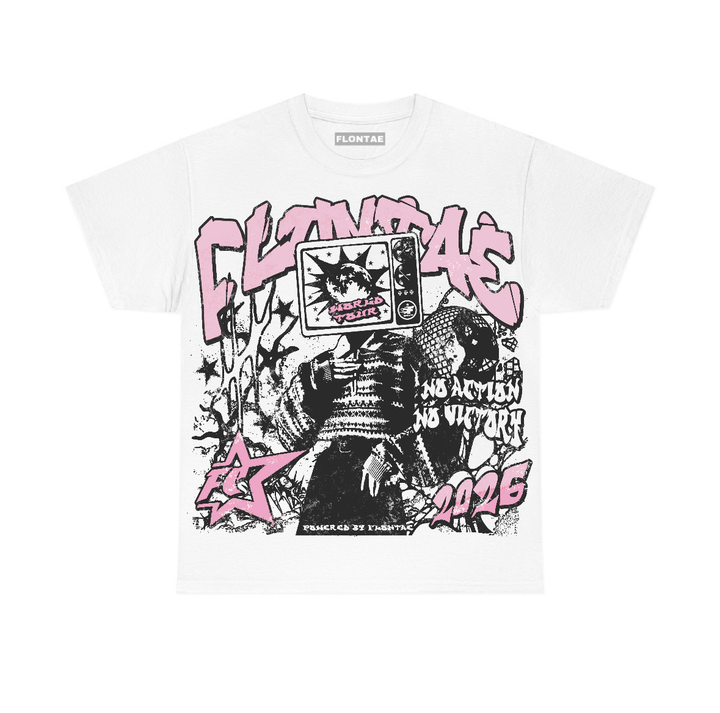 Pearl Pink 12s Flontae T-Shirt No Victory Graphic