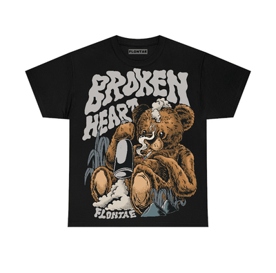 Cool Grey 9s Flontae T-Shirt Broken Heart Graphic