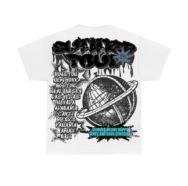 Gamma Blue 11s Flontae T-Shirt Happiness Graphic