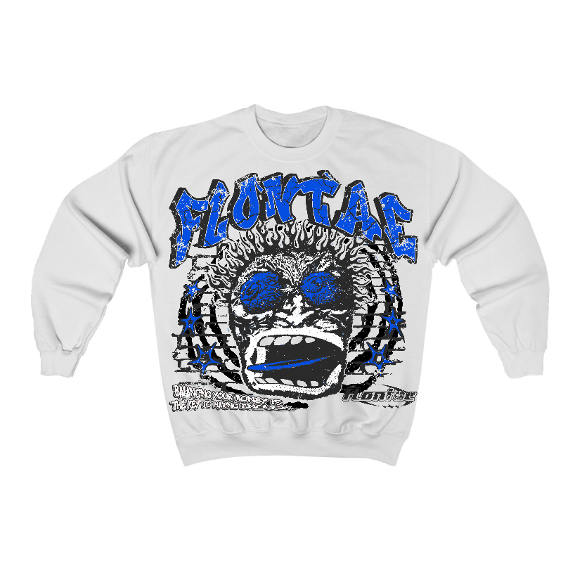 Blueberry 12s Flontae Crewneck Sweatshirt Balance My Heart Graphic