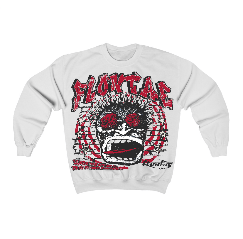 Black Toe Reimagined 1s Flontae Crewneck Sweatshirt Balance My Heart Graphic