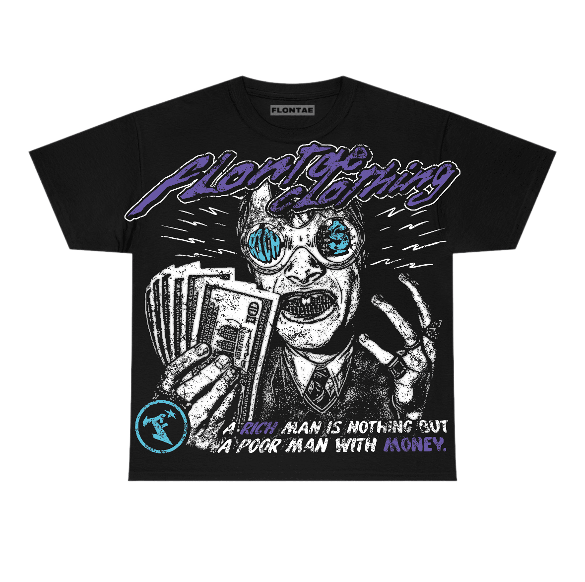 Aqua 8s Flontae T-Shirt Not Better Graphic
