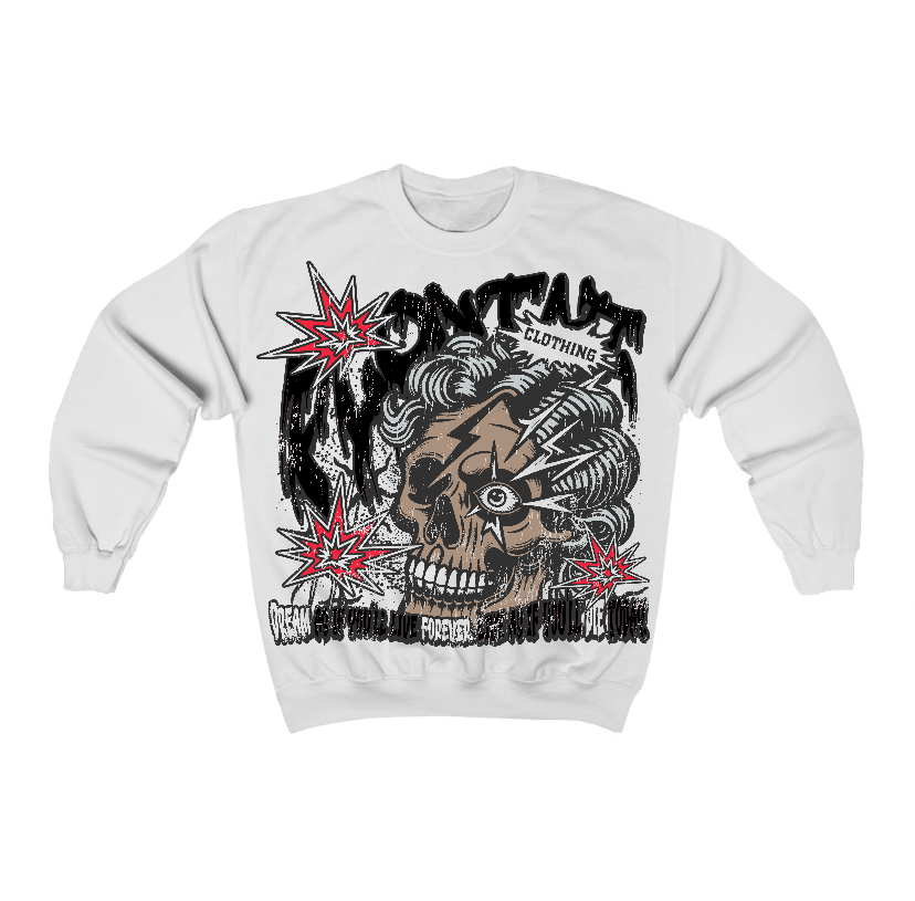 Black Metallic Reimagined 5s Flontae Crewneck Sweatshirt Dream Graphic