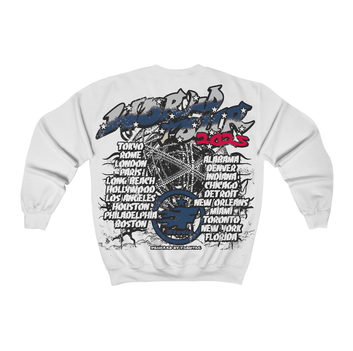 French Blue 12s Flontae Crewneck Sweatshirt No Victory Graphic