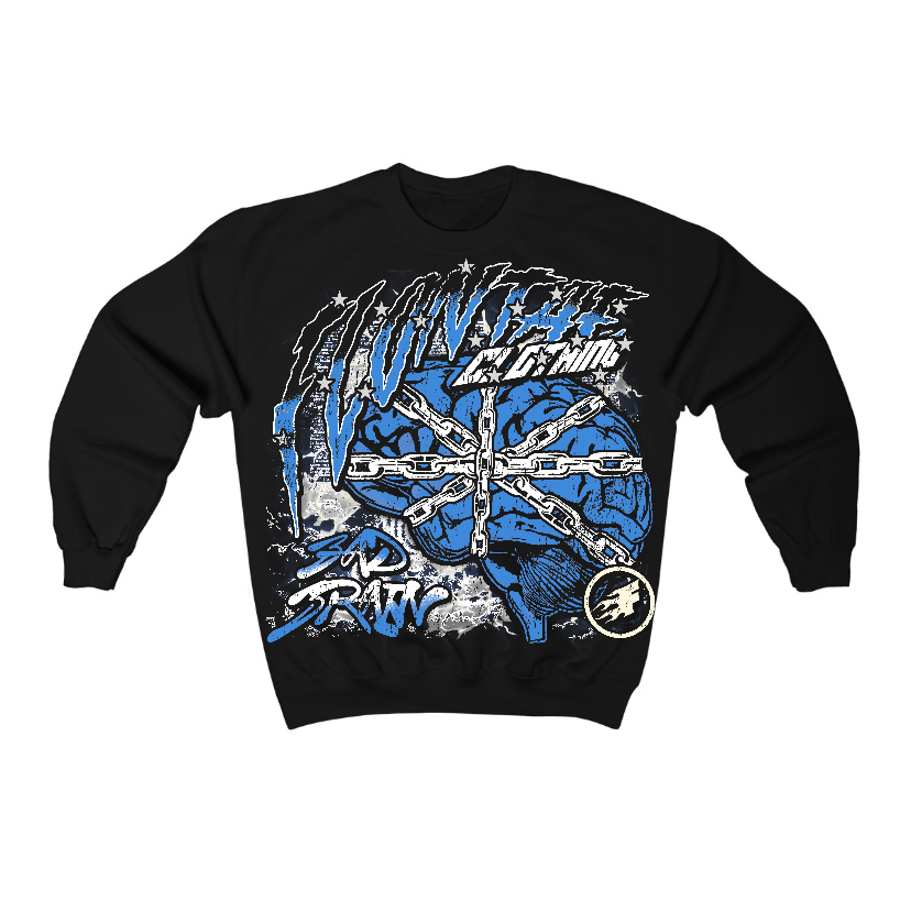 Lucky Shorts 3s Flontae Crewneck Sweatshirt Bad Brain Graphic