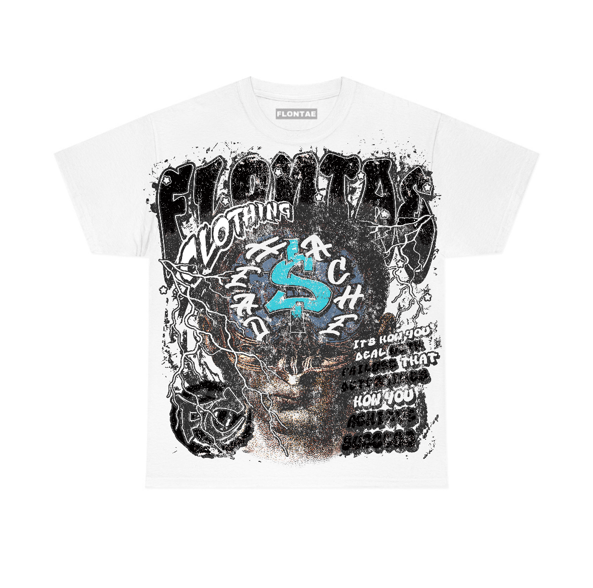 Gamma Blue 11s Flontae T-Shirt Headstorm Graphic